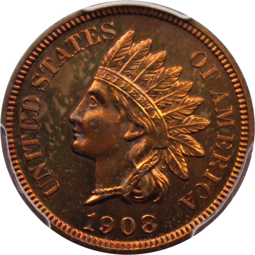 image for: 1908 1c PCGS Proof 65 RB