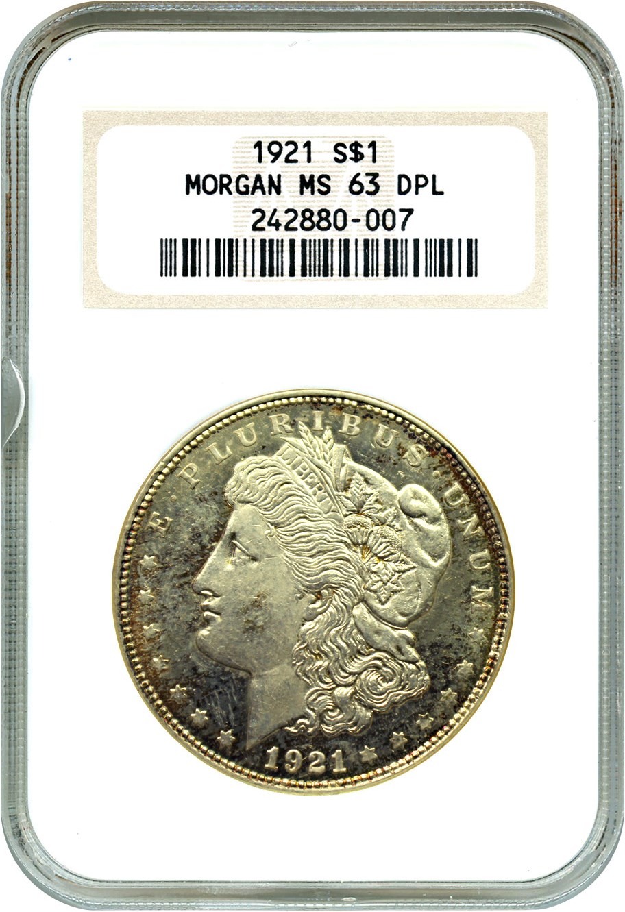 image for: 1921 Morgan $1 NGC MS63 DMPL