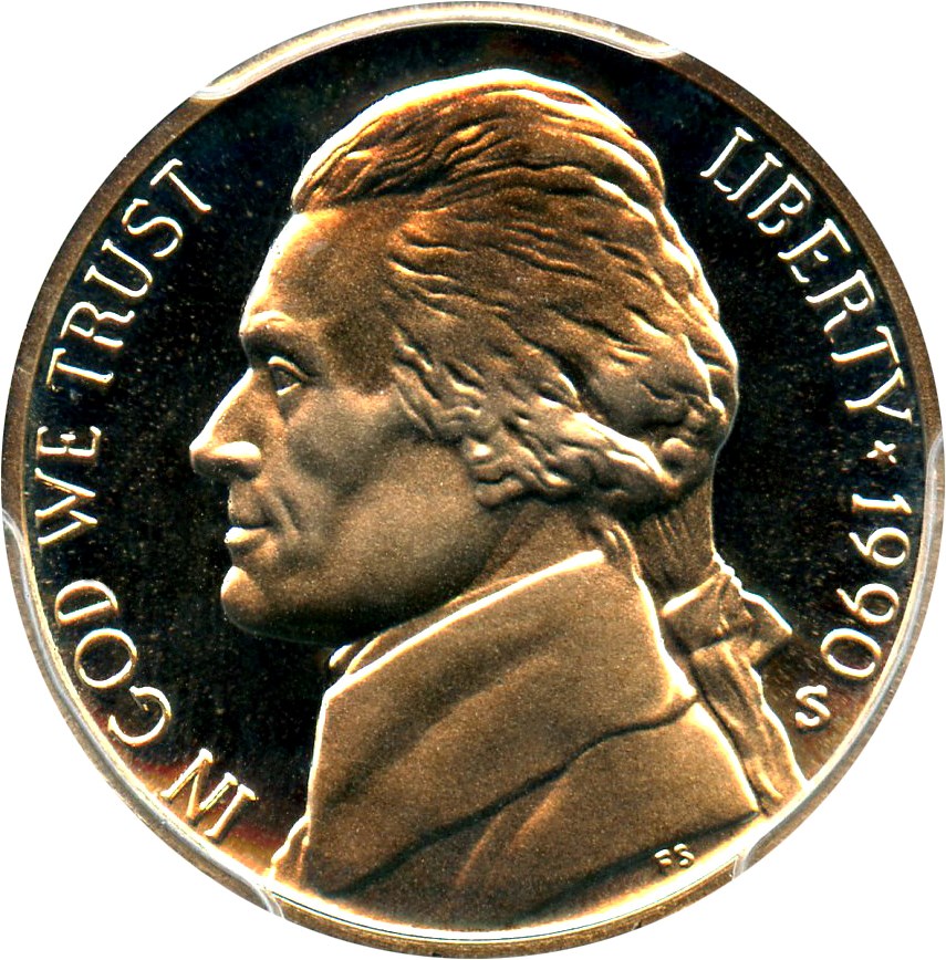 image for: 1990-S 5c PCGS Proof 69 DCAM (DDO FS-101)