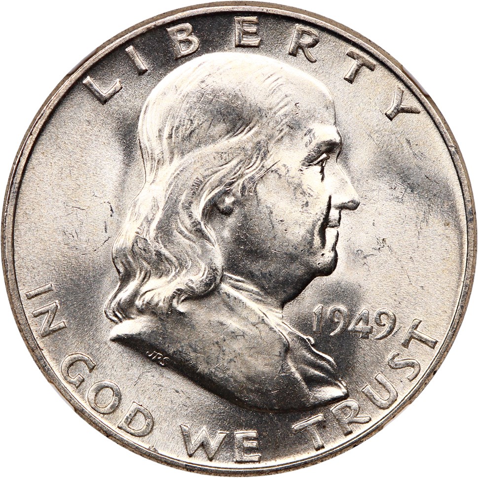 image for: 1949-D 50c NGC MS64