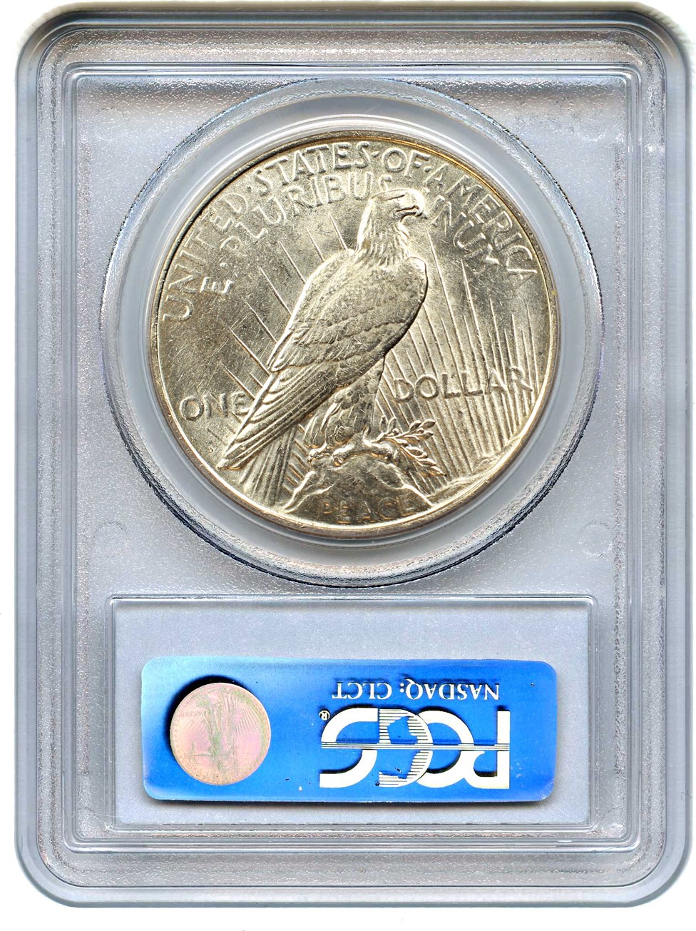 image for: 1922-D $1 PCGS AU58 (VAM-7, Tripled Reverse)