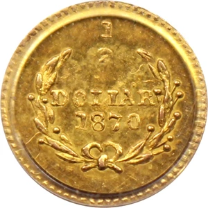 image for: 1870 Cal. Gold 50c PCGS MS64 (BG-1010)