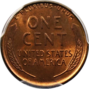 image for: 1925-D 1c PCGS MS65 RB