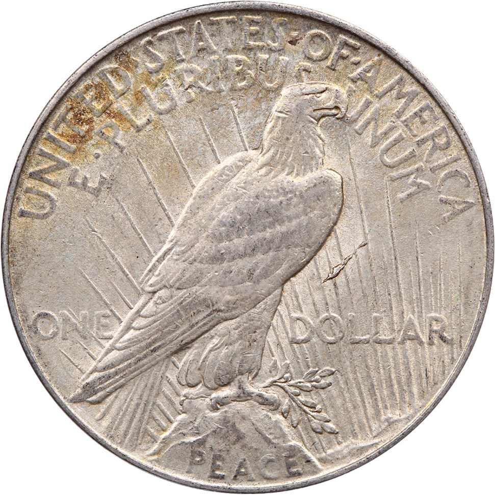 image for: 1922 $1 PCGS AU53 (VAM-1F, Field Break)