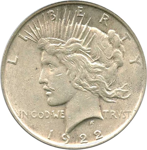 image for: 1922 $1 PCGS AU55 (VAM-12A, Moustache)
