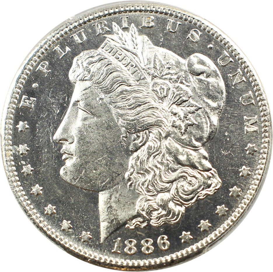 image for: 1886-S $1 PCGS MS63 PL