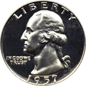 image for: 1957 25c PCGS Proof 67 CAM