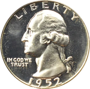 image for: 1952 25c PCGS Proof 66 CAM