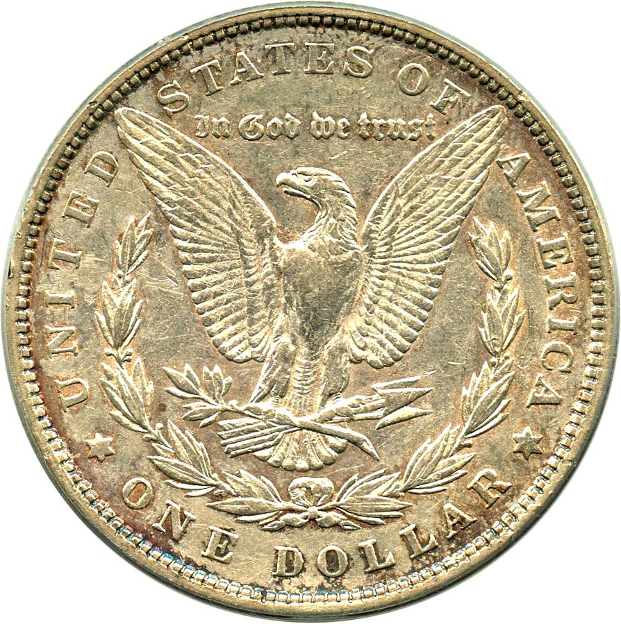 image for: 1880 $1 PCGS XF45 (VAM-23, 80/79)