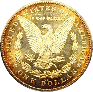 image for: 1878-CC $1 PCGS MS65 (VAM-11, Lines in Wing)
