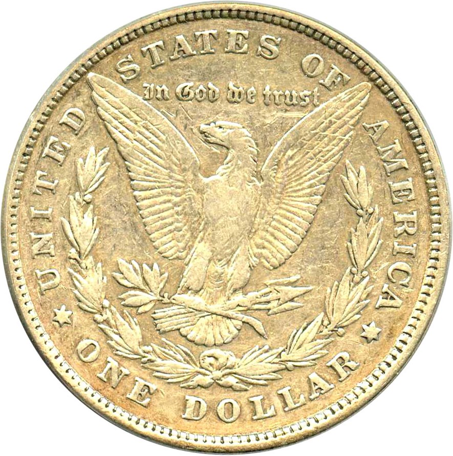 image for: 1878 8TF $1 PCGS XF40 (VAM-14.8, Spiked Eye)