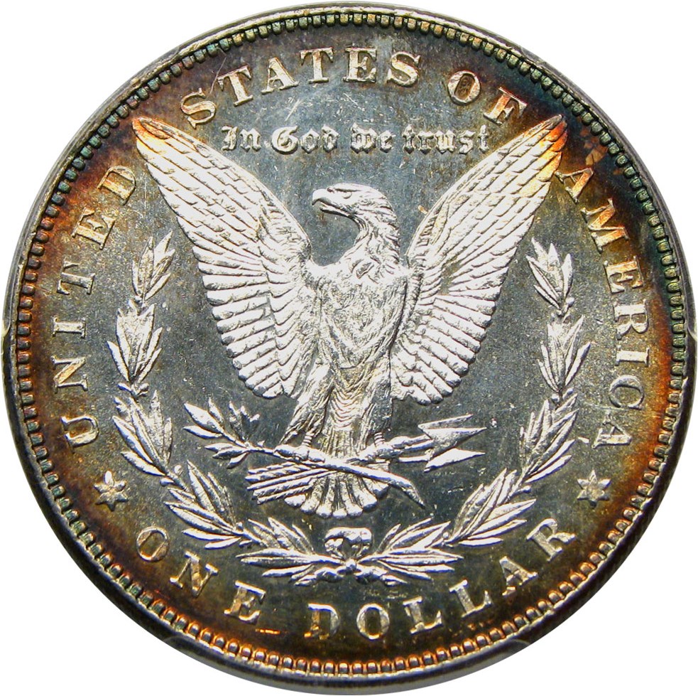 image for: 1878 7TF $1 PCGS/CAC MS64 PL (Reverse of 1878, VAM-84 Line Under 8)