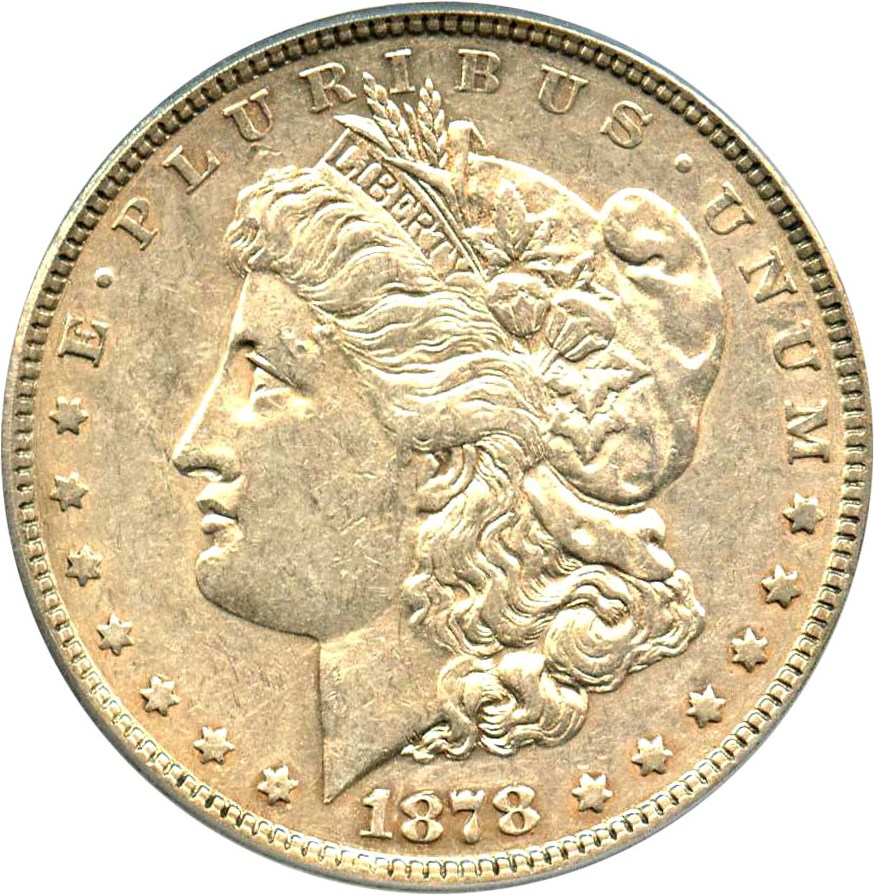 image for: 1878 7TF $1 PCGS XF45 (Reverse of 1878, VAM-170 Doubled Date)