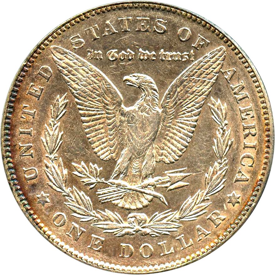 image for: 1878 7TF $1 PCGS AU50 (Reverse of 1878, VAM-169, Quad Stars)