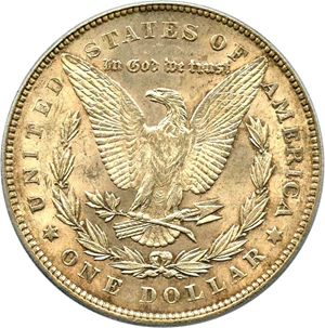 image for: 1878 7TF $1 PCGS AU58 (Reverse of 1878, VAM-171, Tripled R)