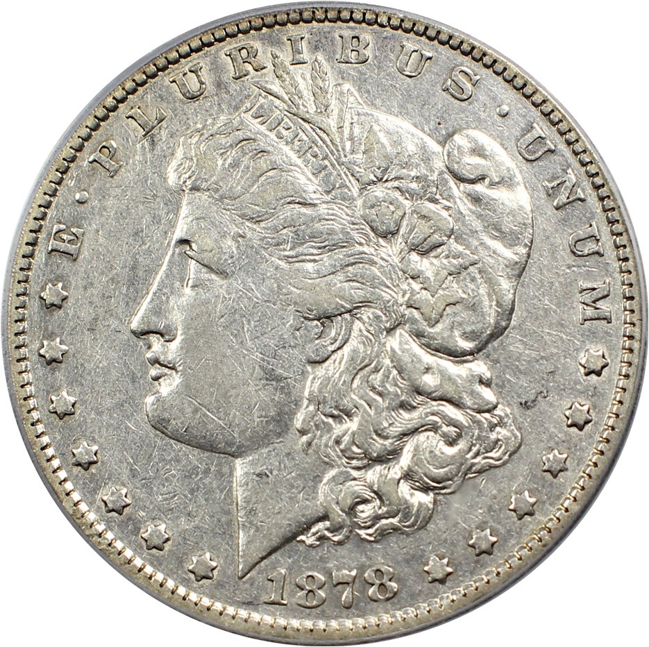 image for: 1878 7TF $1 PCGS XF40 (Reverse of 1879, VAM-220, Tripled R)