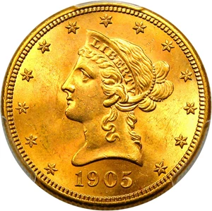 image for: 1905-S $10 PCGS MS64