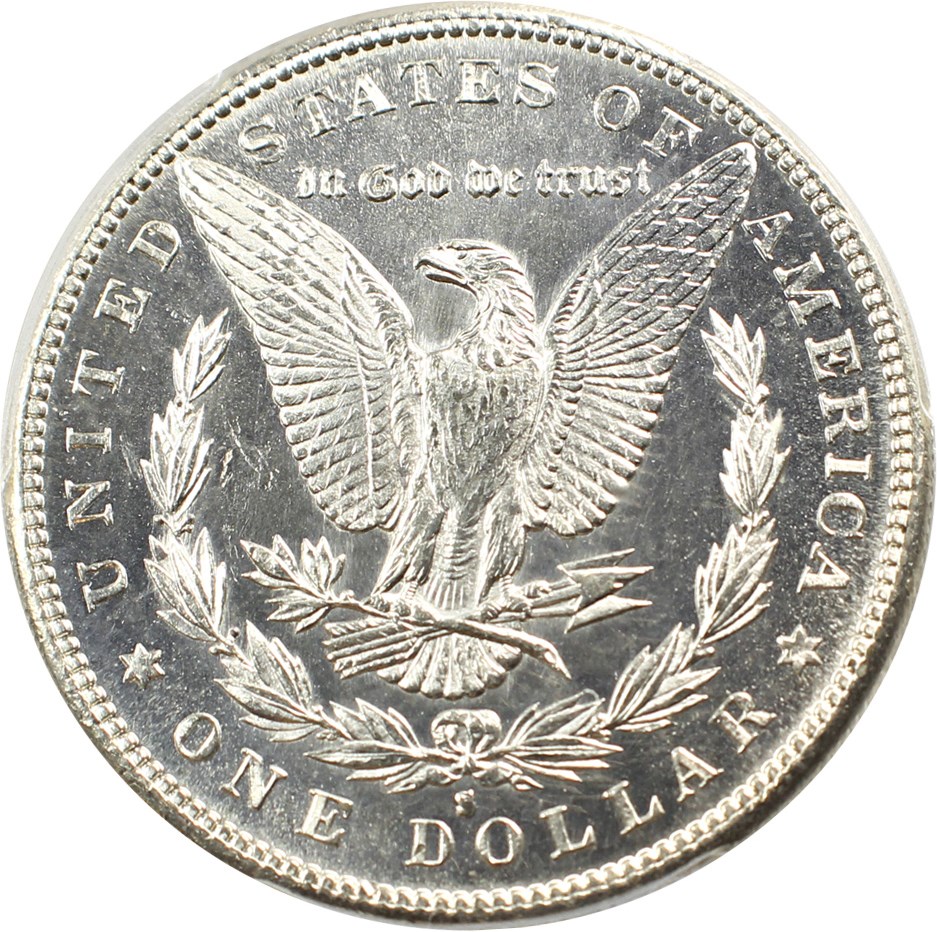 image for: 1886-S $1 PCGS MS63 PL
