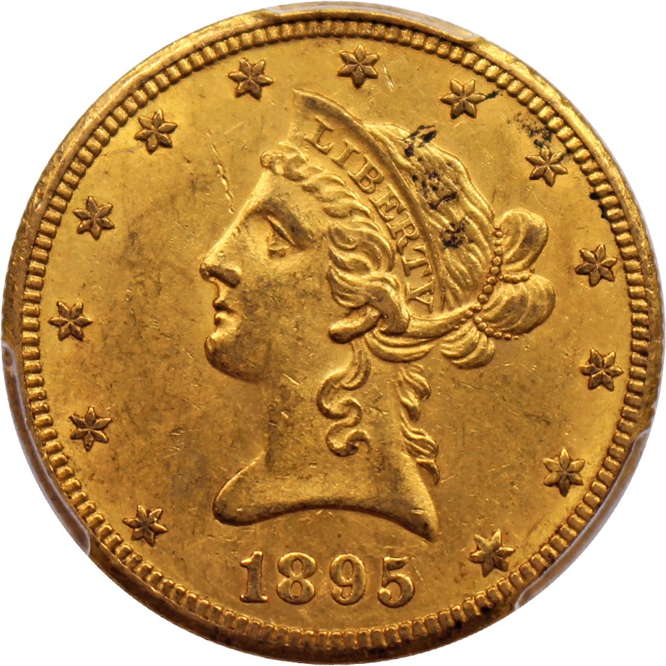 image for: 1895-O $10 PCGS AU58