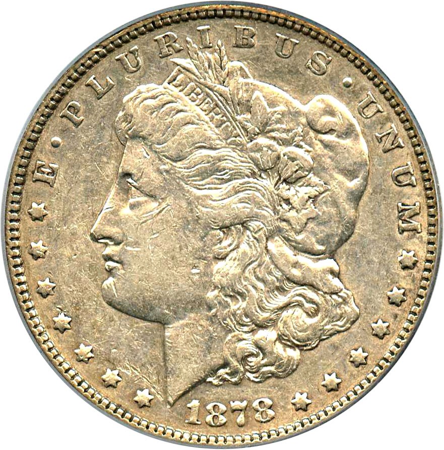 image for: 1878 7TF $1 PCGS XF40 (Reverse of 1878, VAM-168, Doubled P)