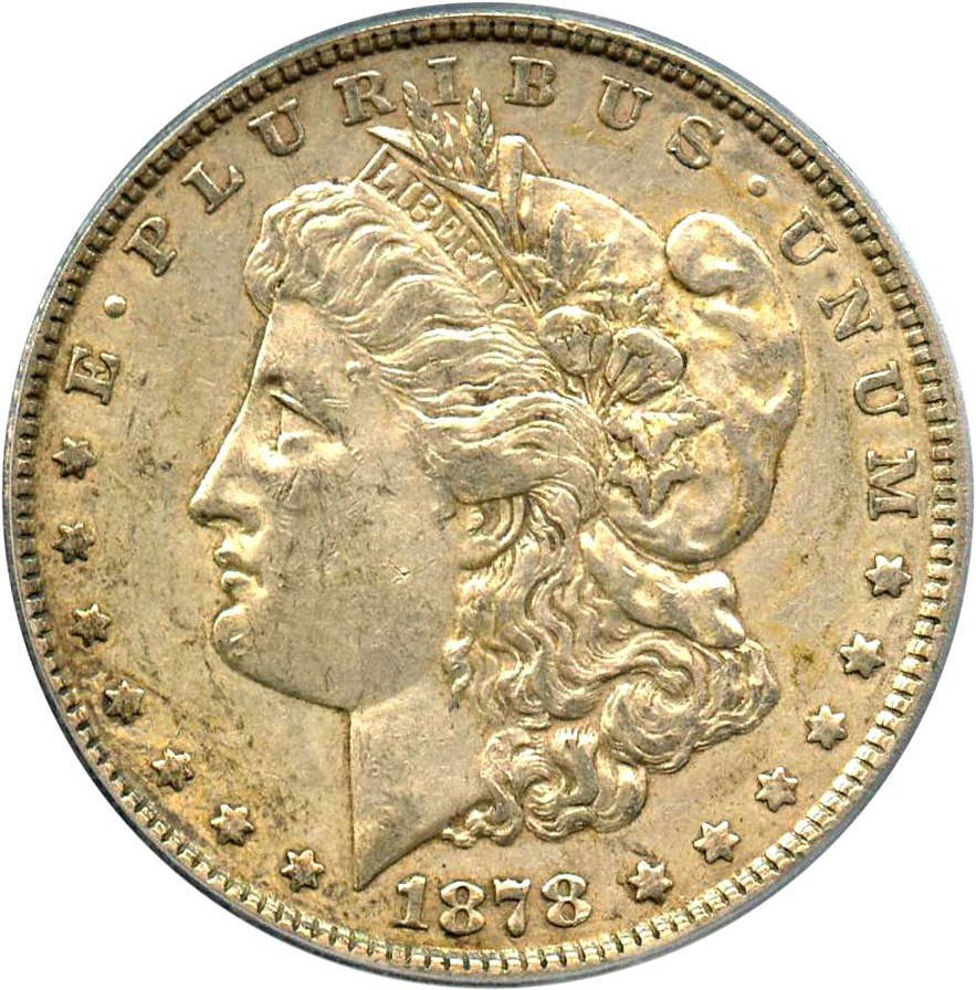 image for: 1878 7TF $1 PCGS XF45 (Reverse of 1878, VAM-115, Trpl Blos)