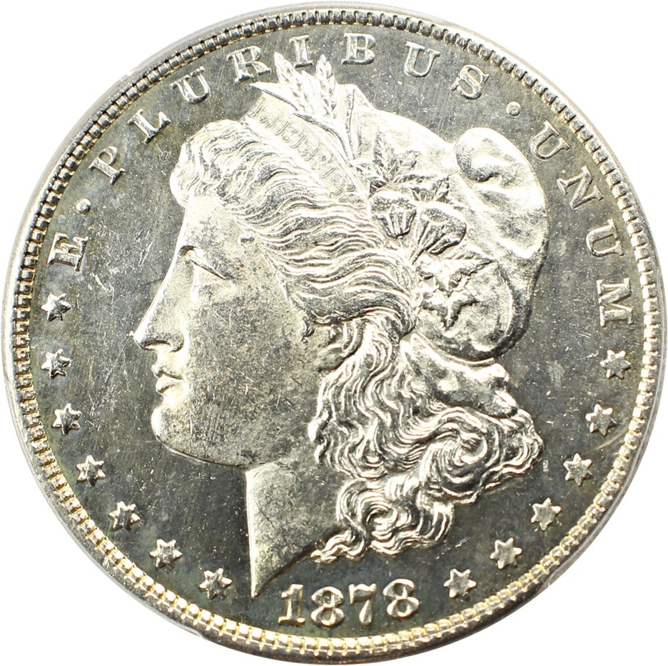 image for: 1878 8TF $1 PCGS MS62PL (VAM-15, Doubled Liberty)