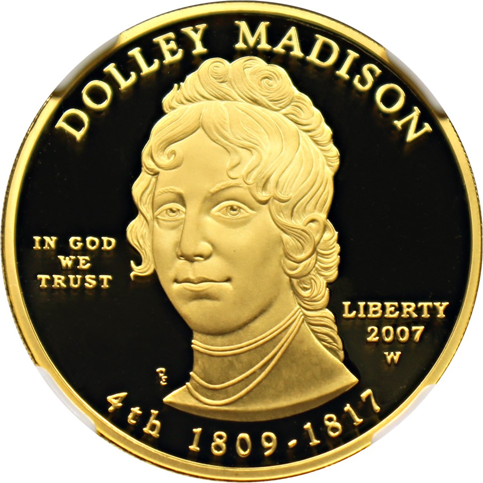 image for: 2007-W Dolley Madison $10 NGC Proof 70 UCAM