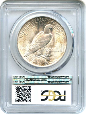 image for: 1923 $1 PCGS MS65 (VAM-1B, Extra Hair)
