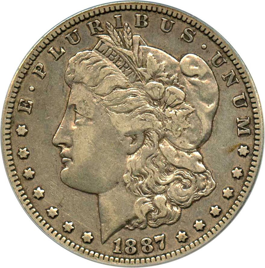 image for: 1887-O $1 PCGS VF35 (VAM-22A, DDO, Pitted Rev)