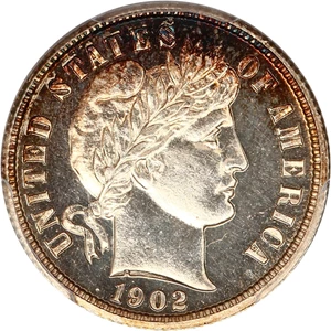 image for: 1902 10c PCGS Proof 63