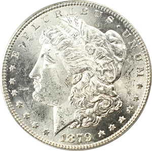image for: 1879-S $1 PCGS MS63 (VAM-9, Reverse of 1878)