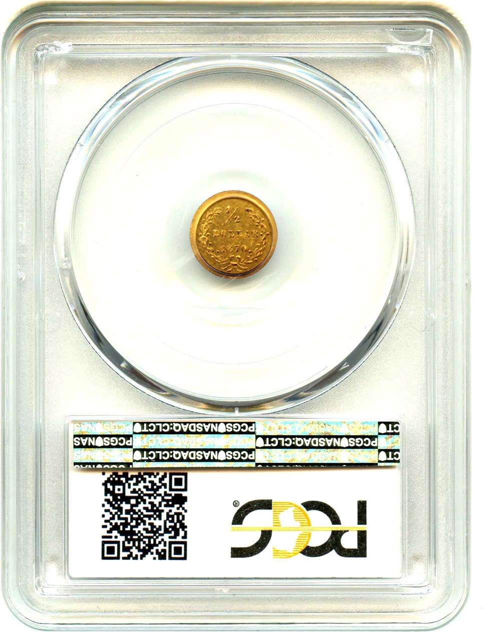 image for: 1870 Cal. Gold 50c PCGS MS62 (BG-1047)
