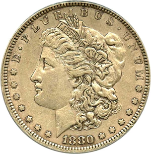 image for: 1880 $1 PCGS XF45 (VAM-6, 8/7 Spikes)