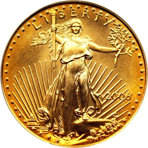 image for: 2006-W Gold Eagle $25 PCGS MS69