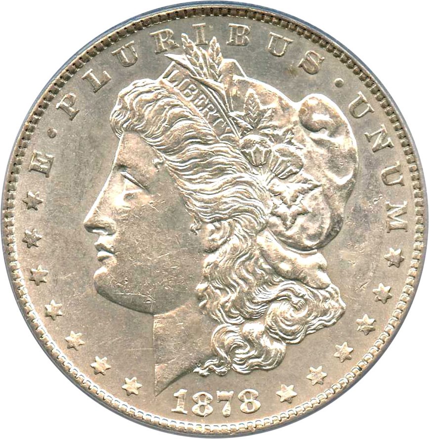 image for: 1878-S $1 PCGS AU55 (VAM-50, Tripled Eyelid)