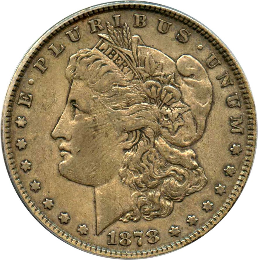 image for: 1878 7TF $1 PCGS XF40 (Reverse of 1878, VAM-162, Broken N&M)