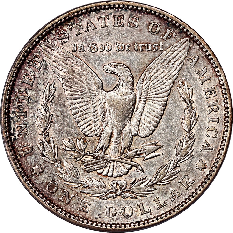 image for: 1885 $1 PCGS XF45 (VAM-1C, Pitted Reverse)