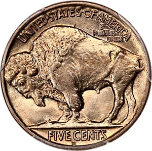 image for: 1917-D 5c PCGS MS66