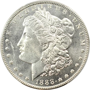 image for: 1888 $1 PCGS MS64 PL