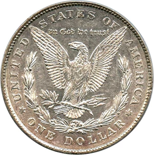 image for: 1878 8TF $1 PCGS AU50 (VAM-14.10, Cracked Bonnet)