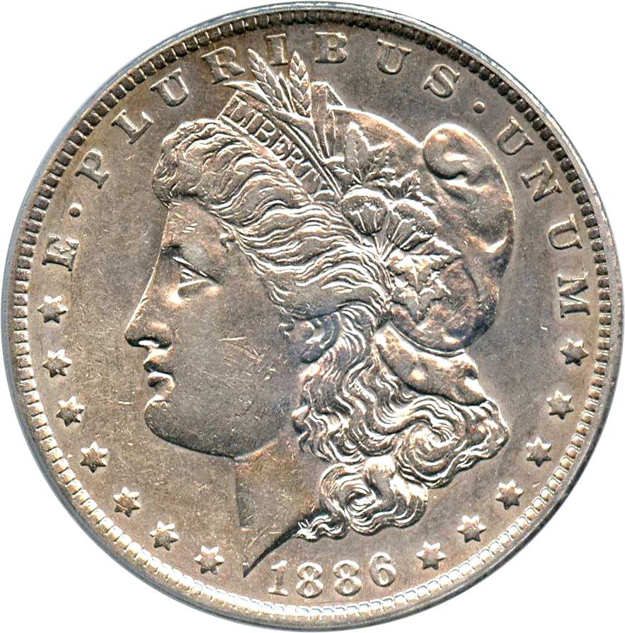 image for: 1886-O $1 PCGS XF45 (VAM-7, O/O)