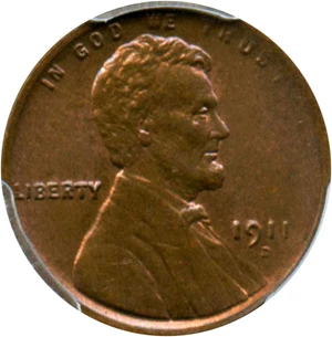 image for: 1911-D 1c PCGS MS65 BN