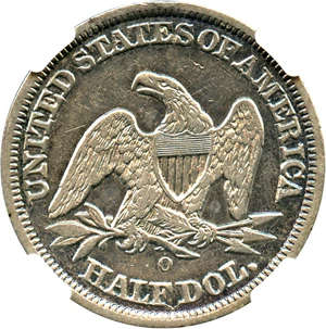 image for: 1846-O 50c NGC VF Details (Medium Date, Improperly Cleaned)