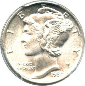 image for: 1930-S 10c PCGS MS66 FB