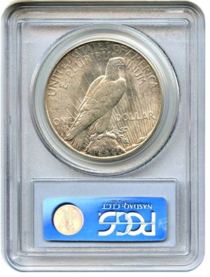 image for: 1923-S $1 PCGS AU58 (VAM-1C, Pitted Reverse)