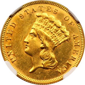 image for: 1888 $3 NGC MS61
