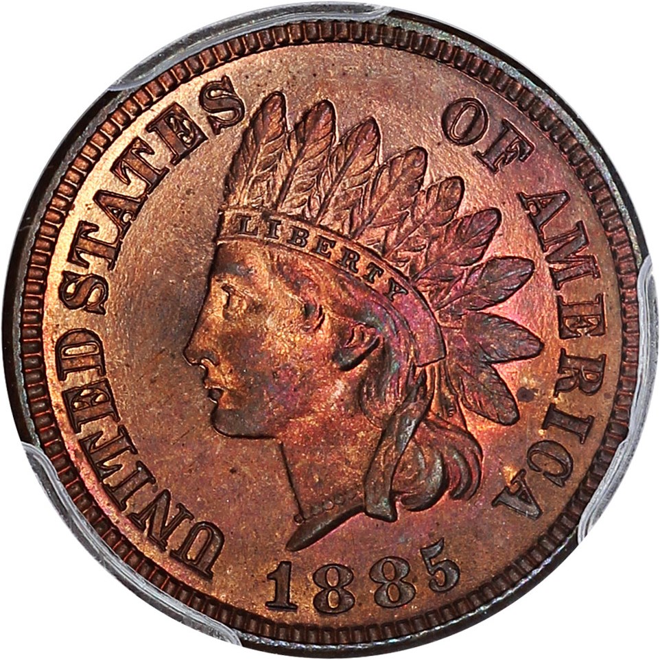 image for: 1885 1c PCGS/CAC Proof 66 RB