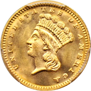 image for: 1887 G$1 PCGS MS66