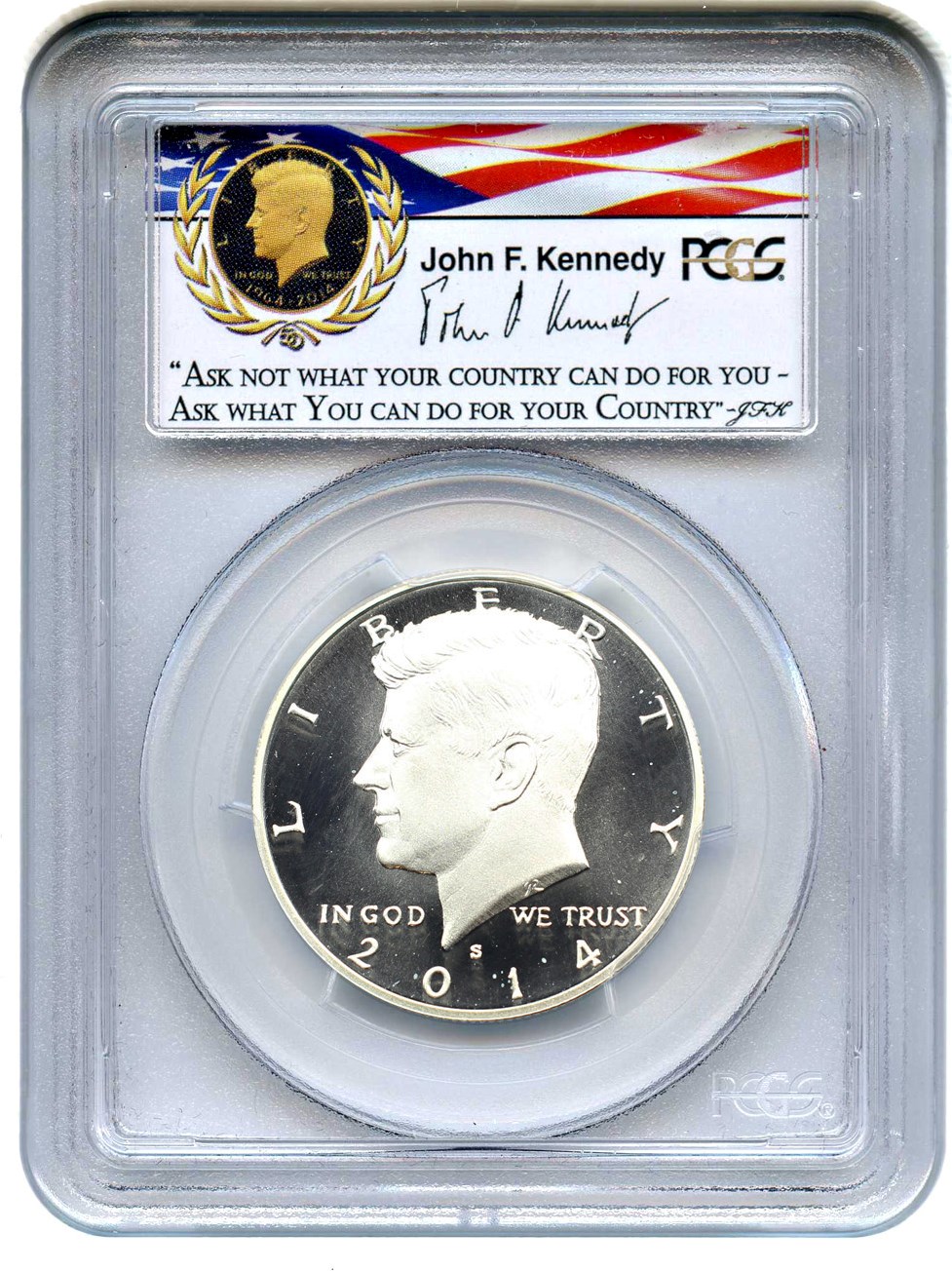 image for: 2014-S 50th Anniversary Set 50c PCGS MS70 PL (Silver - Enhanced, First Strike)