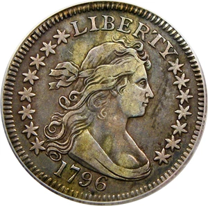 image for: 1796 25c PCGS VF30